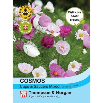 Cosmos 'Cupcakes' - Mixed - Image courtesy of Thompson & Morgan