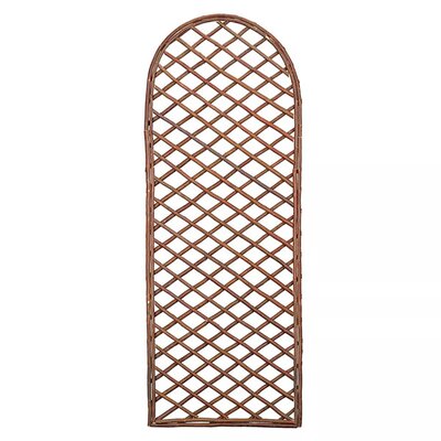 Curved Top Frame Willow Trellis  (1.2m x 0.45m)