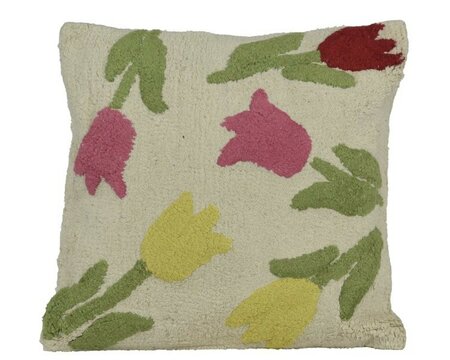Cushion  with tulips -Image courtesy of Kaemingk