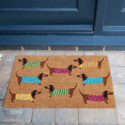 Dachshunds Decoir Mat -Image courtesy of Smart Garden Products
