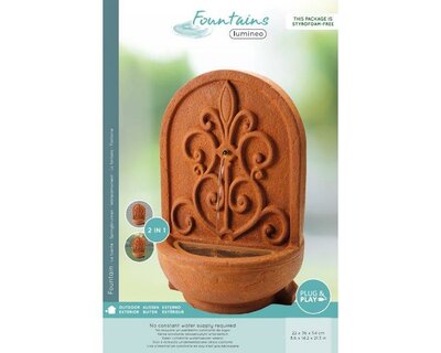 Decorative Fountain Rustic Brown - image 2