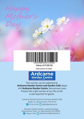Digital Gift Voucher 'Happy Mother's Day' - Sample