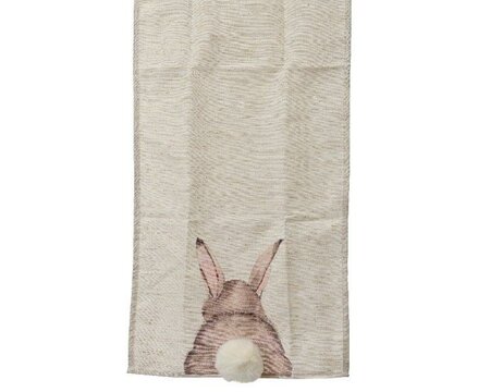 Easter Bunny Tablerunner with pompom - image 3