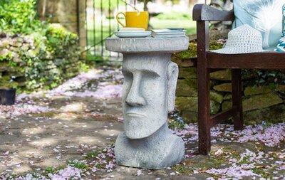 Easter Island Plant Stand