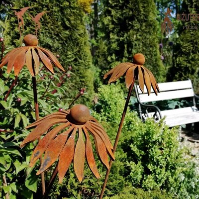 Echinacea metal stake (125cm)