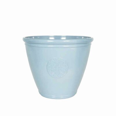 Eden Emblem Planter Blue - Image courtesy of Kelkay Plant Avenue