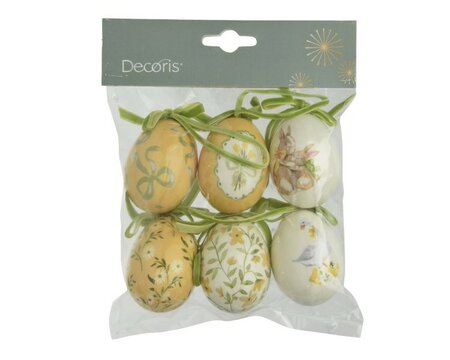 Eggs Green Ribbon with Easter Designs (6) -Image courtesy of Kaemingk