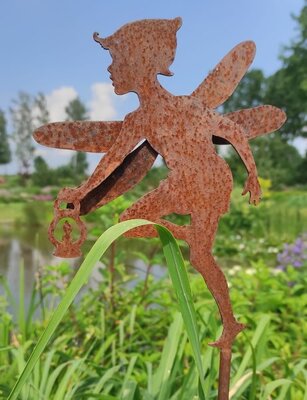 Metal Garden Stake - Elf boy -Image courtesy of Plantline