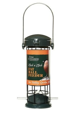 Flick 'n' Click Fat Ball Feeder -Image courtesy of Tom Chambers
