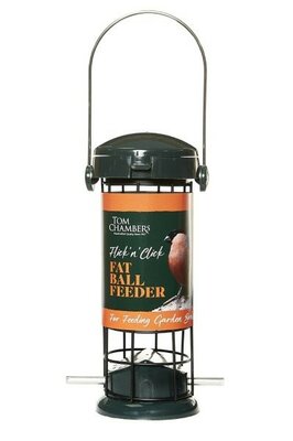 Flick 'n' Click Fat Ball Feeder -Image courtesy of Tom Chambers