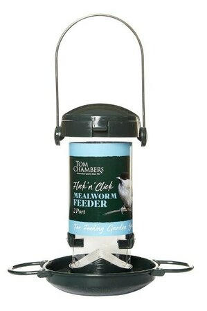 Flick 'n' Click Mealworm & Calciworm Feeder -Image courtesy of Tom Chambers