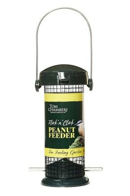 Flick 'n' Click Peanut Feeder -Image courtesy of Tom Chambers