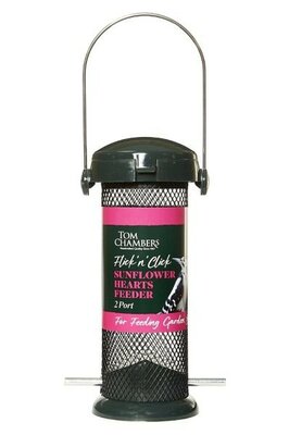 Flick 'n' Click Sunflower Hearts Feeder -Image courtesy of Tom Chambers