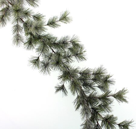 Flocked Pine Garland - Image courtesy of Sage Decor