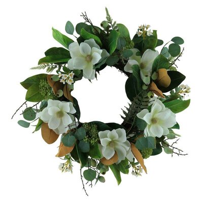 Floral Wreath, Cream Magnolia, Fruit -Image courtesy of Elmes