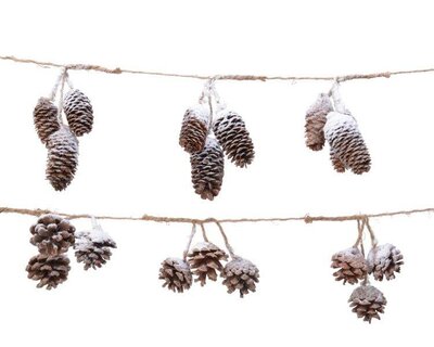 Garland presentation type pinecone (natural)