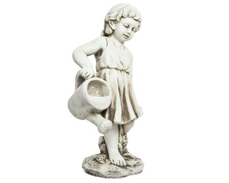 Girl with watering can statue - image 2