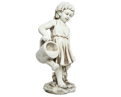 Girl with watering can statue - image 2