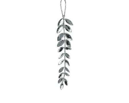 Glass hanging leaves