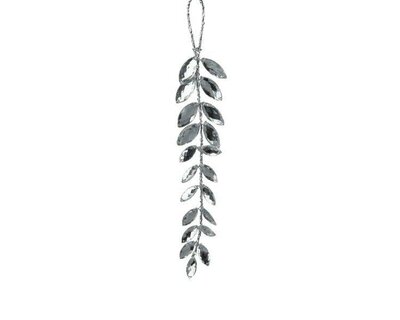 Glass hanging leaves
