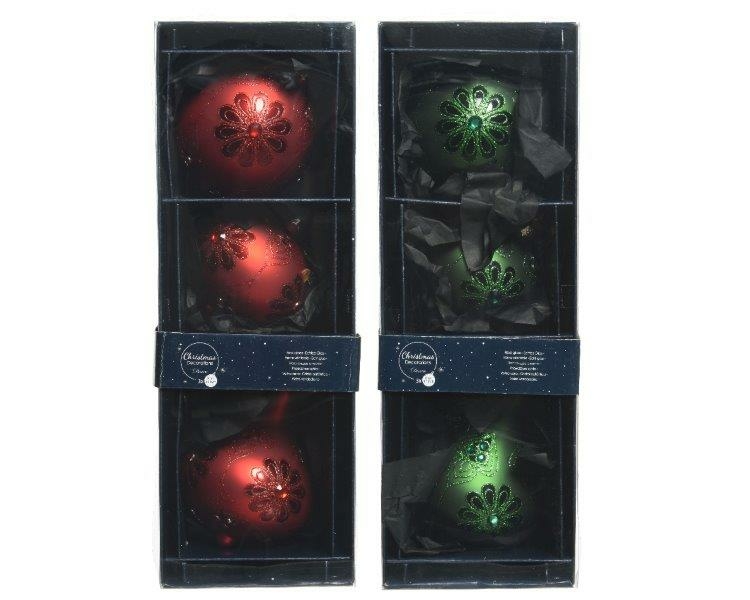 Glass tree ornament (assorted) Ardcarne Garden Centre & Boyle