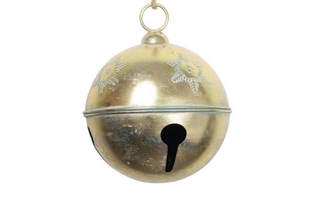 Golden Christmas Sleigh Bell (Large)
