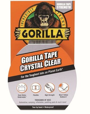 Gorilla Poly Tunnel Repair Tape Clear -Image courtesy of Unichem
