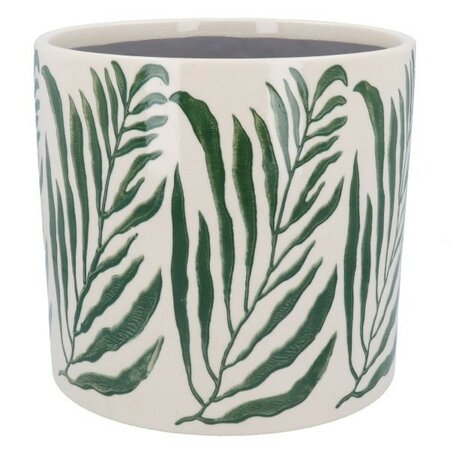 Green Branch Stoneware Pot -Image courtesy of Gisela Graham