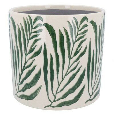 Green Branch Stoneware Pot -Image courtesy of Gisela Graham