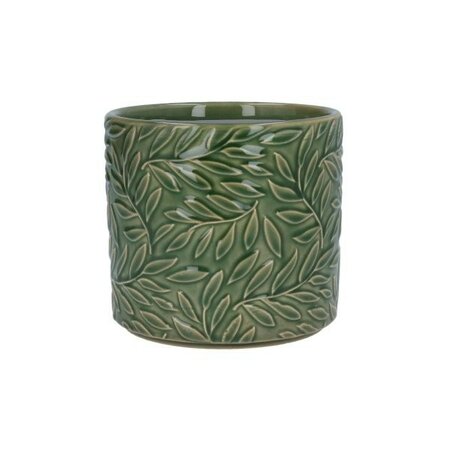 Green Willow Stoneware Pot -Image courtesy of Gisela Graham