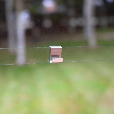 Greenhouse Glazing Z Clips -