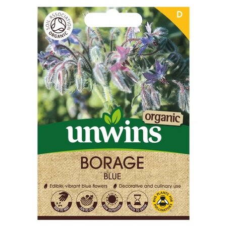 Herb Borage Blue (Organic) - Image courtesy of Unwins