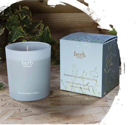 Herb Candle Atlantic Seasalt