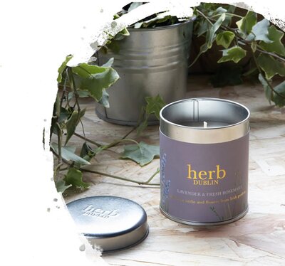 Herb Tin Lavender  Candle