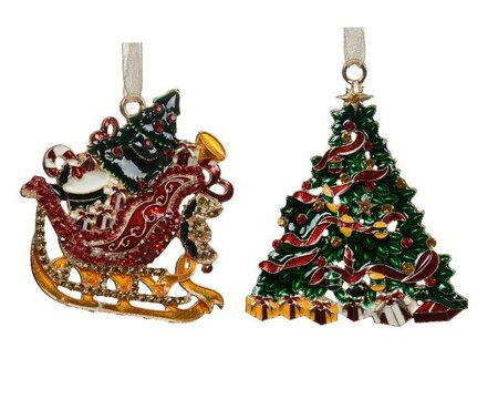 Jewel sleigh/tree