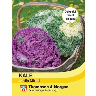 Kale 'Jardin' Mixed - Image courtesy of Thompson & Morgan