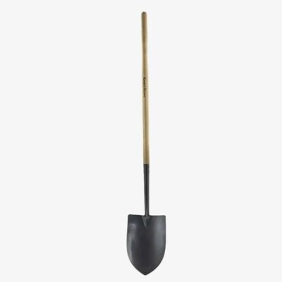 Kent & Stowe Long Handle Round Nose Shovel -