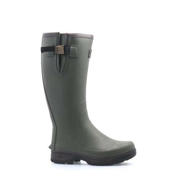 Khaki Rouchette 'Veneur Neo' Boot (Size 42)