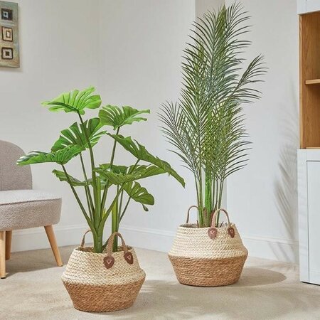 Kikapu Basket - Natural - Large -Image courtesy of Smart Garden Products