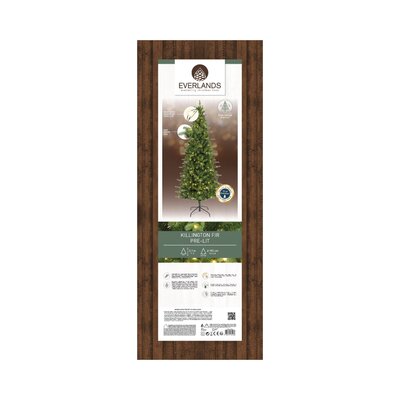 7ft Killington Fir Artificial Christmas Tree with 380 LED Lights boxed -Image courtesy of Kaemingk