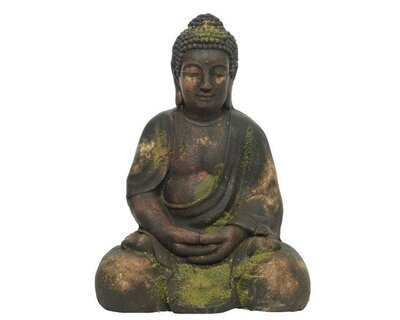 Large Weathered seated Buddha - image 1