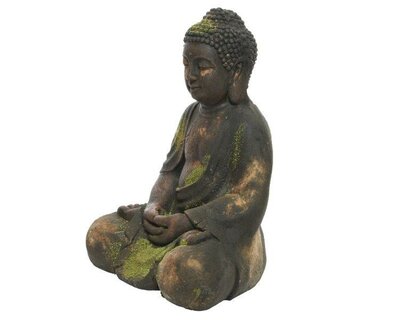 Large Weathered seated Buddha - image 2