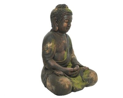 Large Weathered seated Buddha - image 3