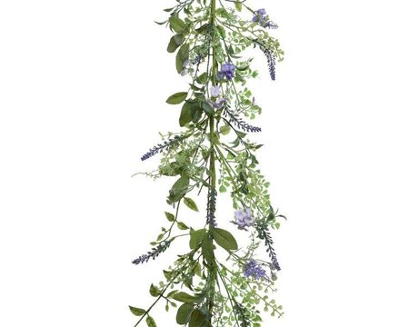 Lavender garland polyester - image 1