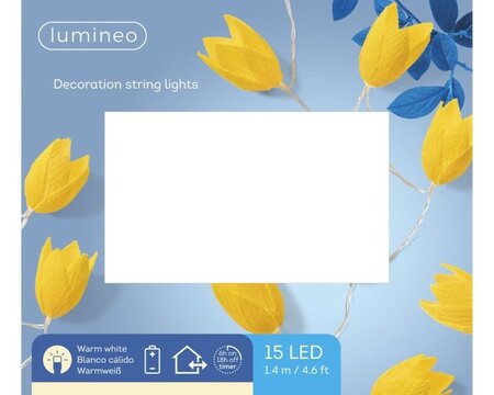 LED Flower string lights -Image courtesy of Kaemingk