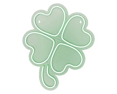 LED neon 4 leaved shamrock sign -Image courtesy of Kaemingk