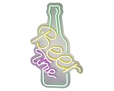 LED neon 'Beer Time' sign -Image courtesy of Kaemingk