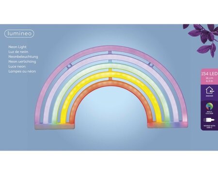 LED neon rainbow sign -Image courtesy of Kaemingk
