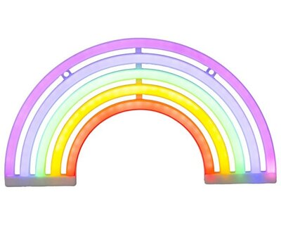 LED neon rainbow sign -Image courtesy of Kaemingk