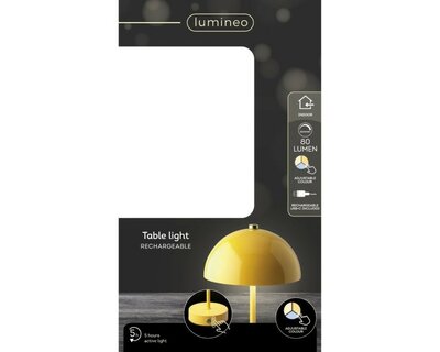 LED rechargeable table lamp -Image courtesy of Kaemingk